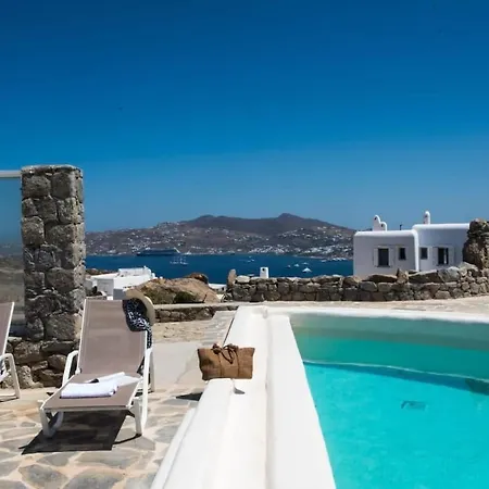 Gorgeous W Ocean Views And Shared Pools! * Ornos (Mykonos)
